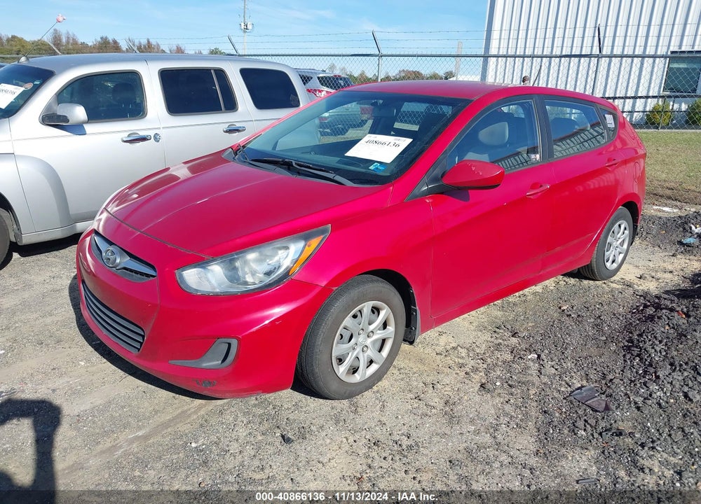 2014 HYUNDAI ACCENT GS VIN: KMHCT5AE7EU162280