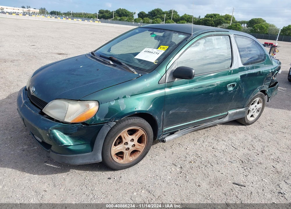 2000 TOYOTA ECHO VIN: JTDAT1237Y0090154