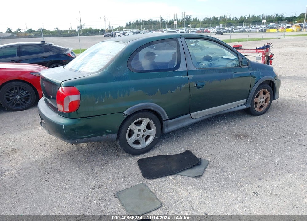 2000 TOYOTA ECHO VIN: JTDAT1237Y0090154
