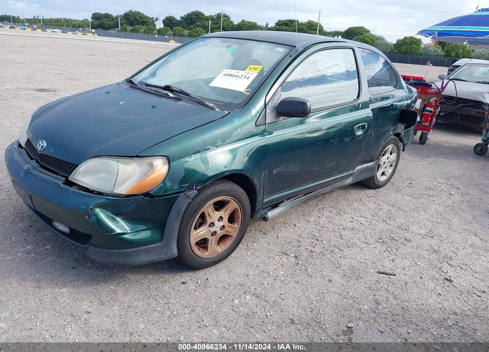 2000 TOYOTA ECHO VIN: JTDAT1237Y0090154