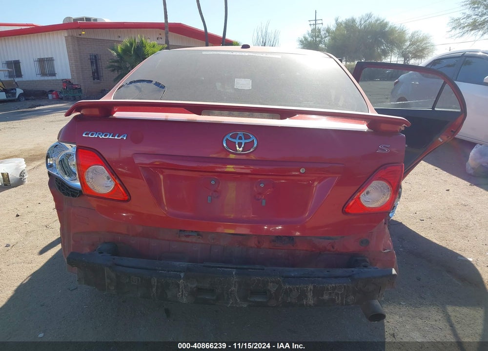 2010 TOYOTA COROLLA S VIN: 2T1BU4EE8AC428057