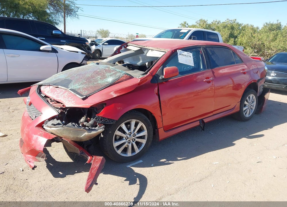 2010 TOYOTA COROLLA S VIN: 2T1BU4EE8AC428057