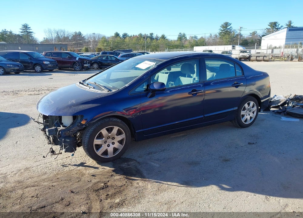 2010 HONDA CIVIC LX VIN: 2HGFA1F50AH539524