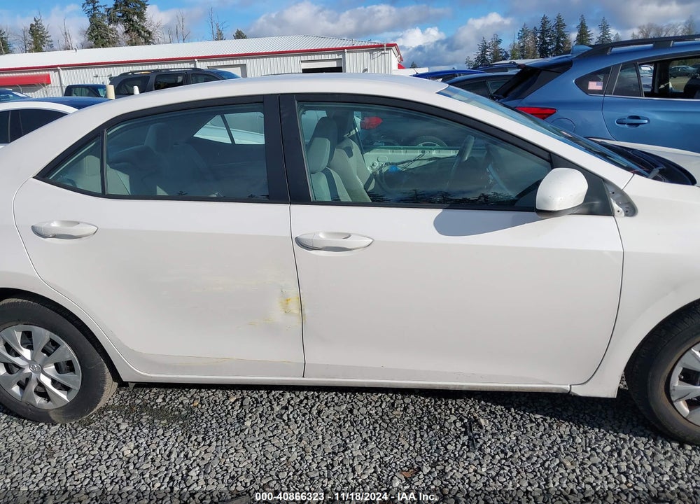 2015 TOYOTA COROLLA LE ECO VIN: 5YFBPRHE7FP242436