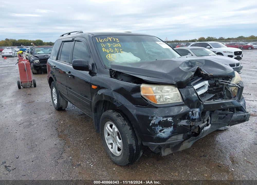 2008 HONDA PILOT VP VIN: 5FNYF28288B023431