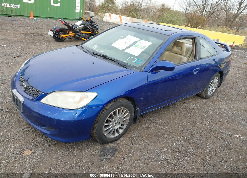 2005 HONDA CIVIC EX VIN: 1HGEM22975L012171