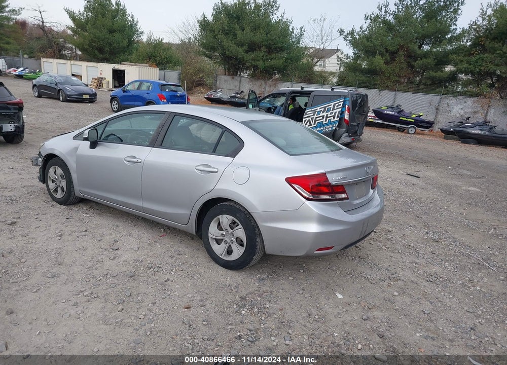 2013 HONDA CIVIC LX VIN: 19XFB2F56DE251928
