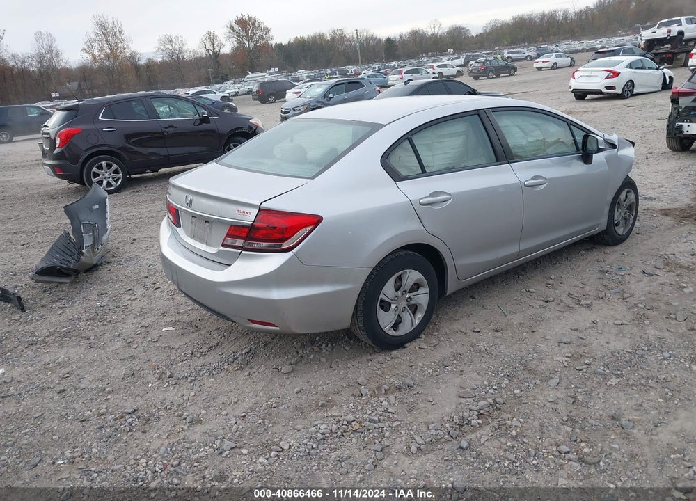 2013 HONDA CIVIC LX VIN: 19XFB2F56DE251928