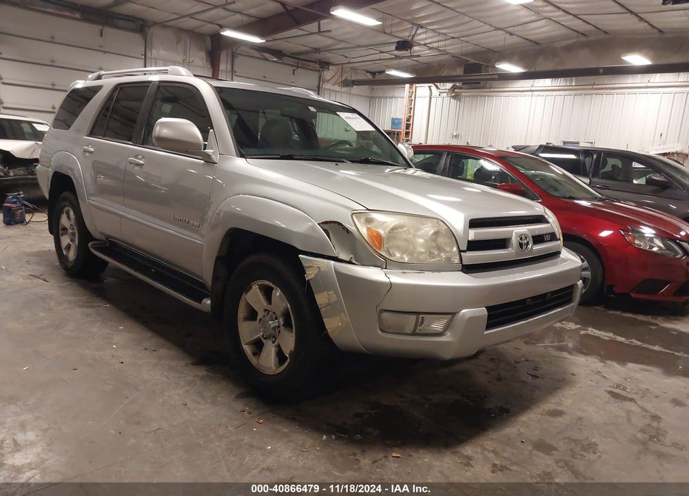 2003 TOYOTA 4RUNNER LIMITED V8 VIN: JTEBT17R330017708