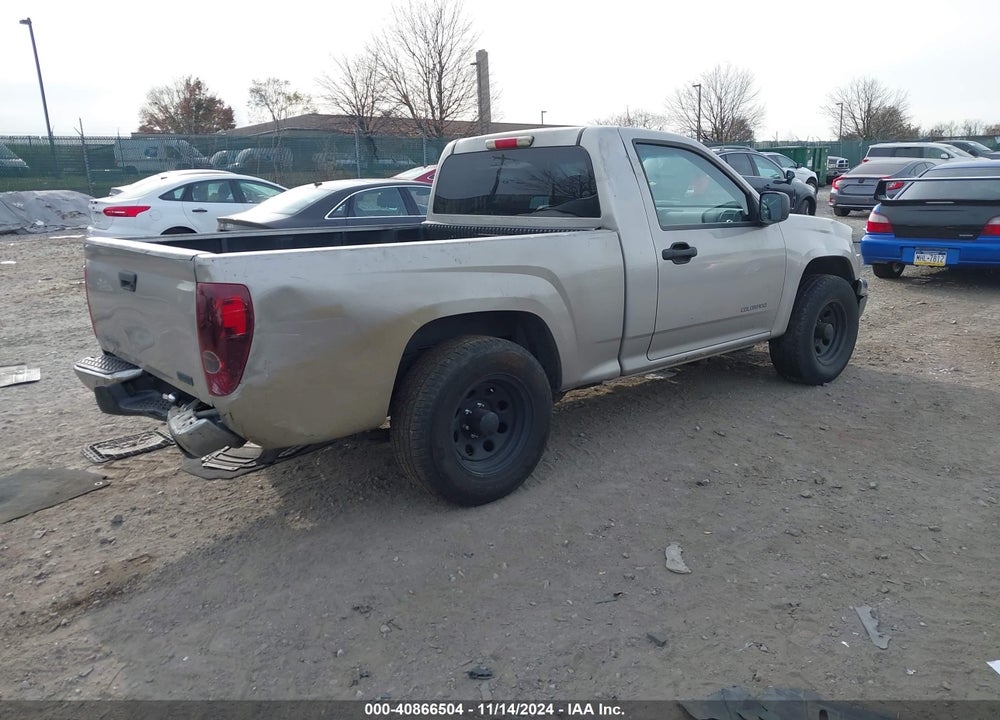 2005 CHEVROLET COLORADO VIN: 1GCCS148258278324