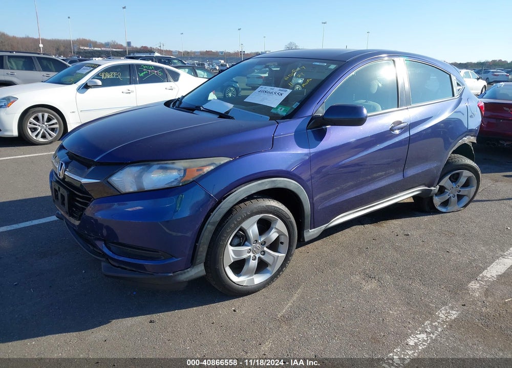 2016 HONDA HR-V LX VIN: 3CZRU6H34GM736213