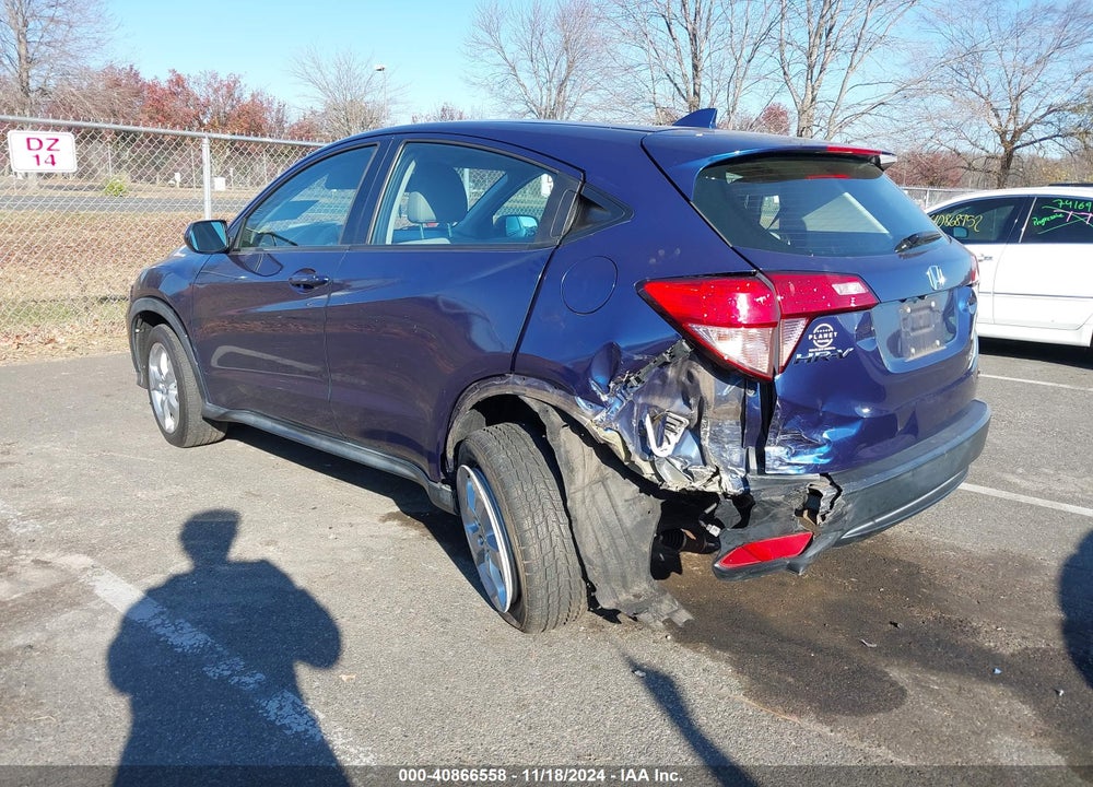 2016 HONDA HR-V LX VIN: 3CZRU6H34GM736213