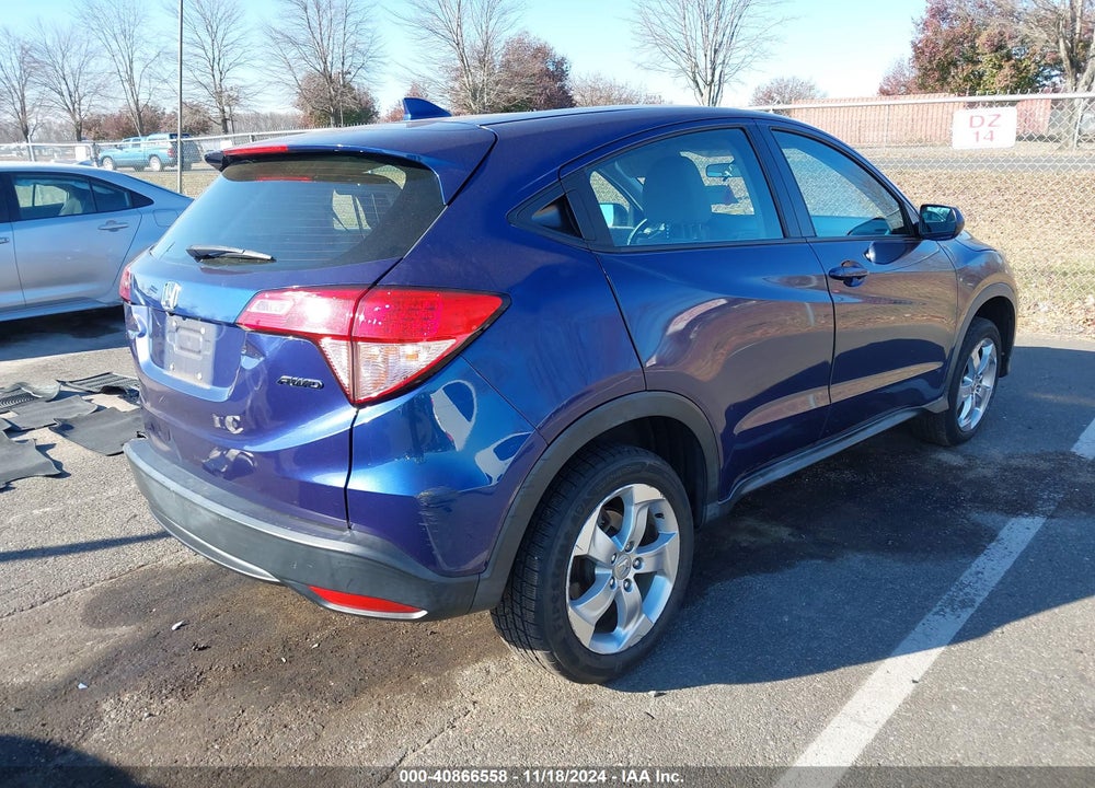 2016 HONDA HR-V LX VIN: 3CZRU6H34GM736213