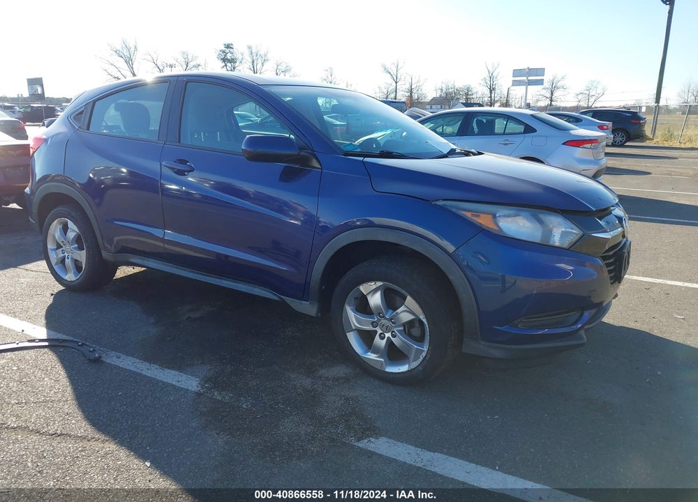 2016 HONDA HR-V LX VIN: 3CZRU6H34GM736213