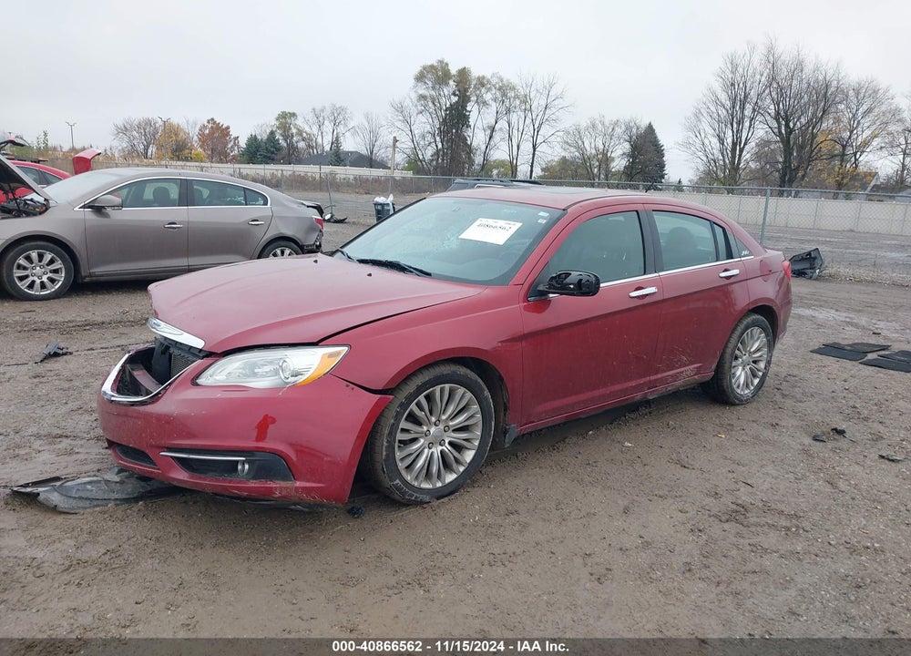 2012 CHRYSLER 200 LIMITED VIN: 1C3CCBCG8CN281422