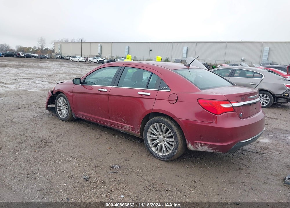 2012 CHRYSLER 200 LIMITED VIN: 1C3CCBCG8CN281422