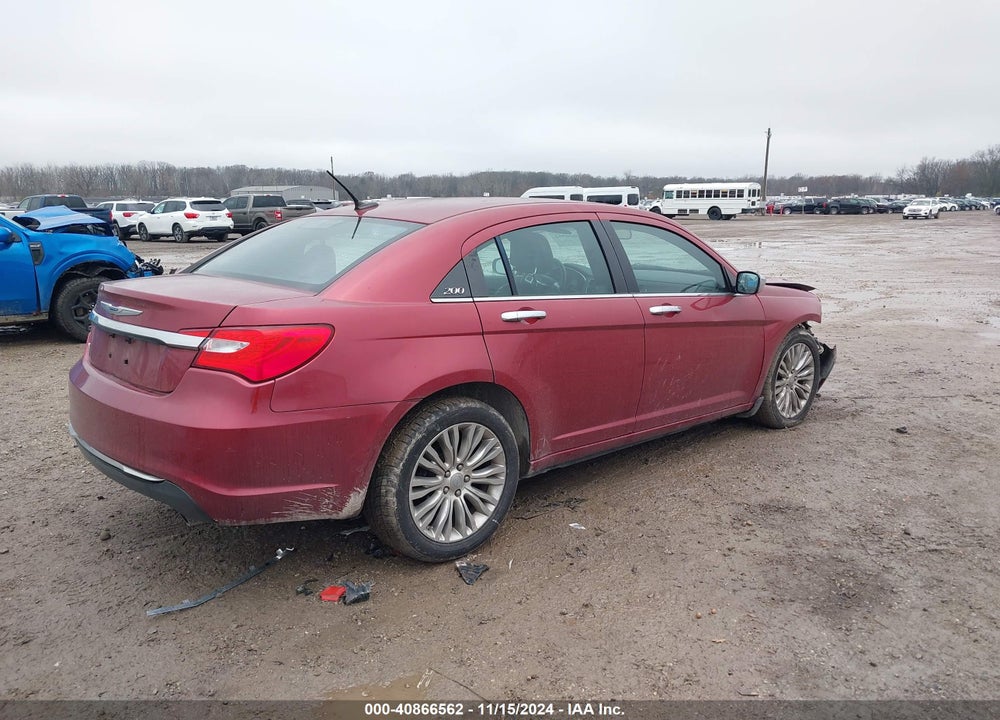 2012 CHRYSLER 200 LIMITED VIN: 1C3CCBCG8CN281422