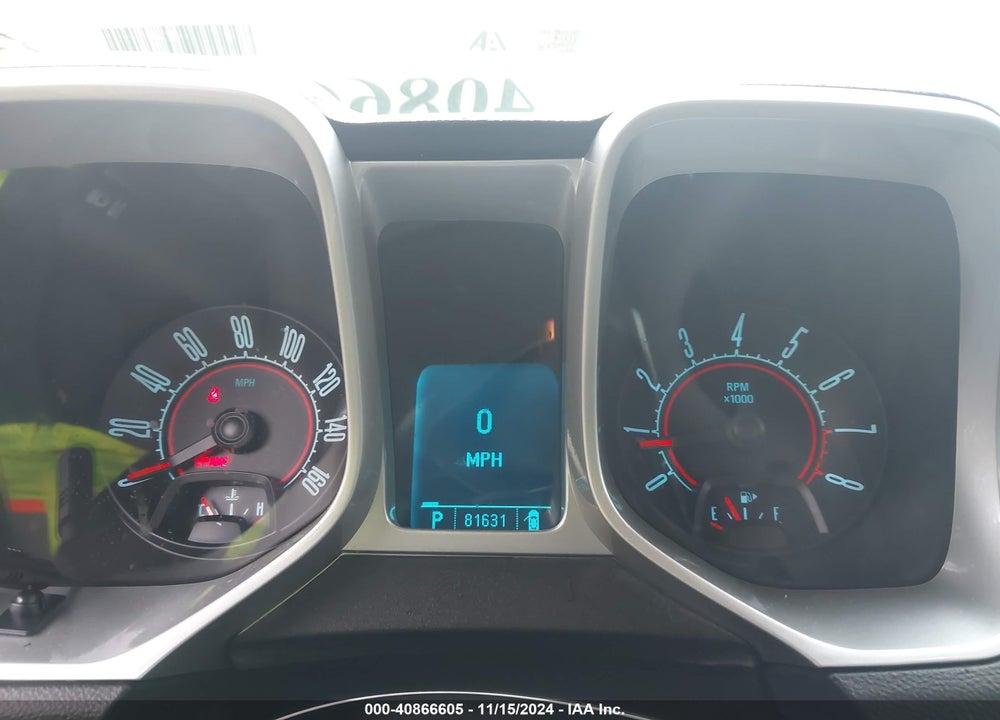 2011 CHEVROLET CAMARO 2LT VIN: 2G1FC1ED6B9201194