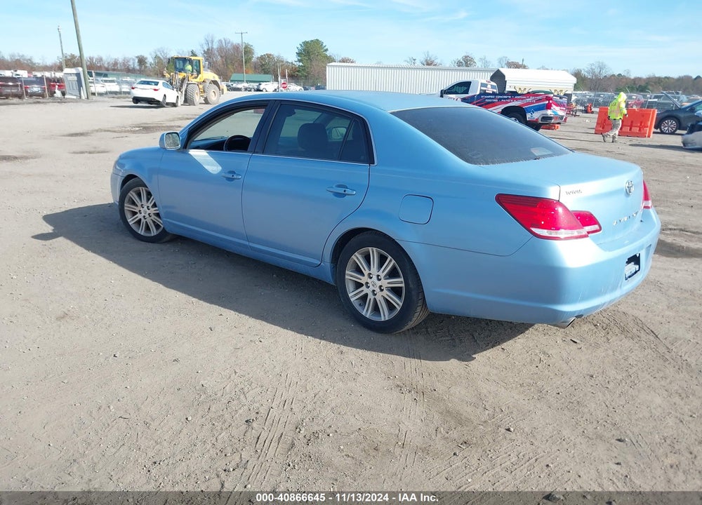 2007 TOYOTA AVALON LIMITED VIN: 4T1BK36B17U242727