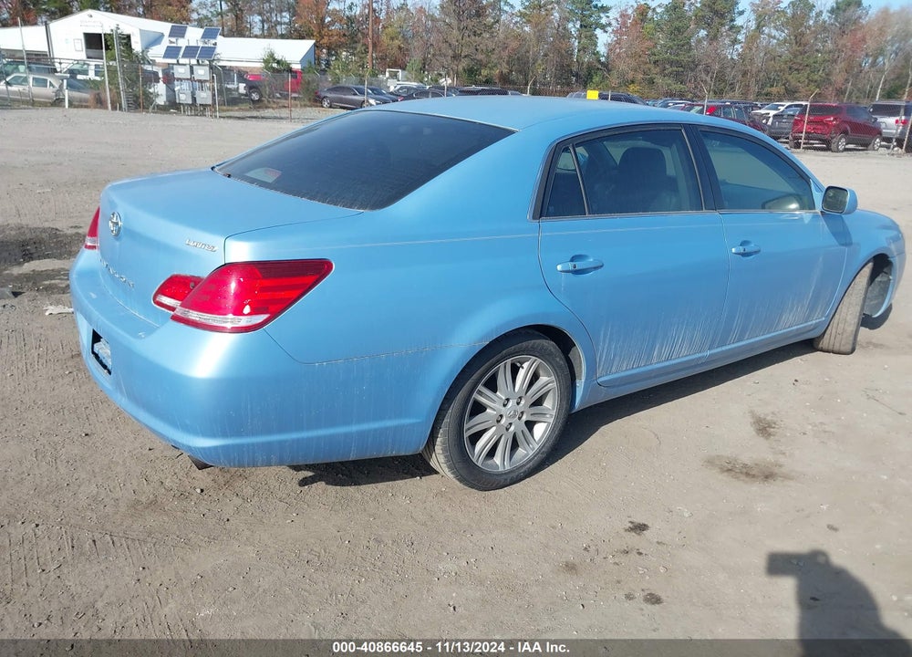 2007 TOYOTA AVALON LIMITED VIN: 4T1BK36B17U242727