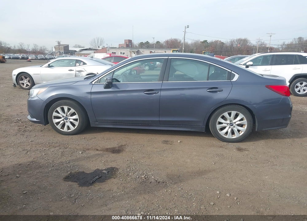 2016 SUBARU LEGACY 2.5I PREMIUM VIN: 4S3BNAH60G3036823