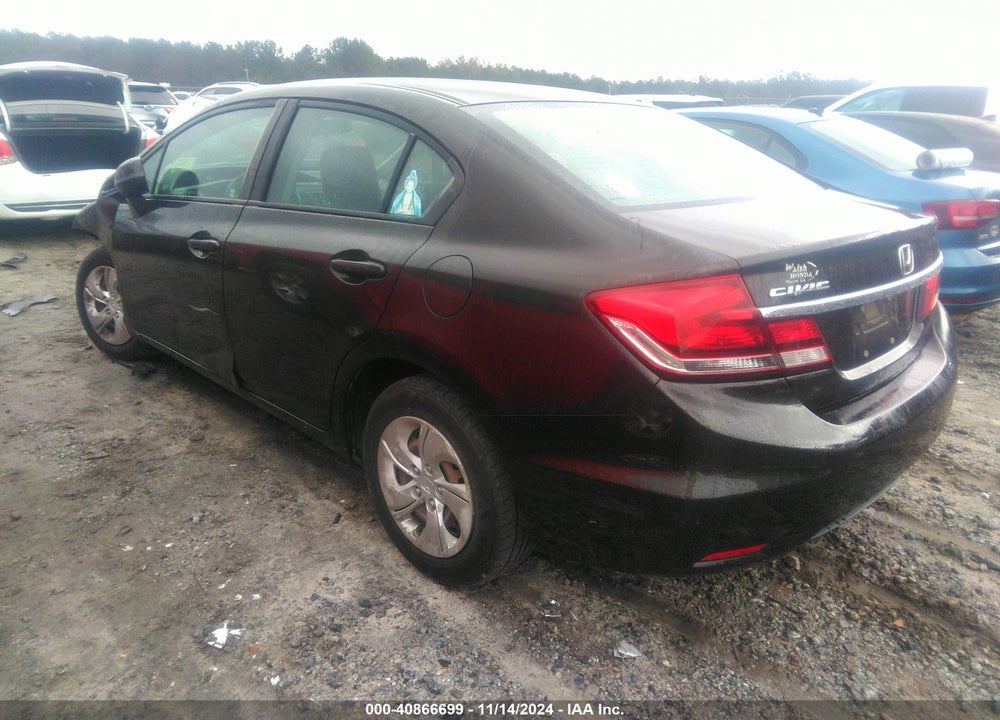 2013 HONDA CIVIC LX VIN: 19XFB2F53DE031839