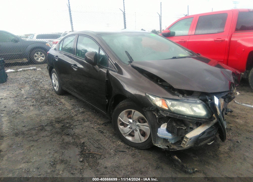 2013 HONDA CIVIC LX VIN: 19XFB2F53DE031839