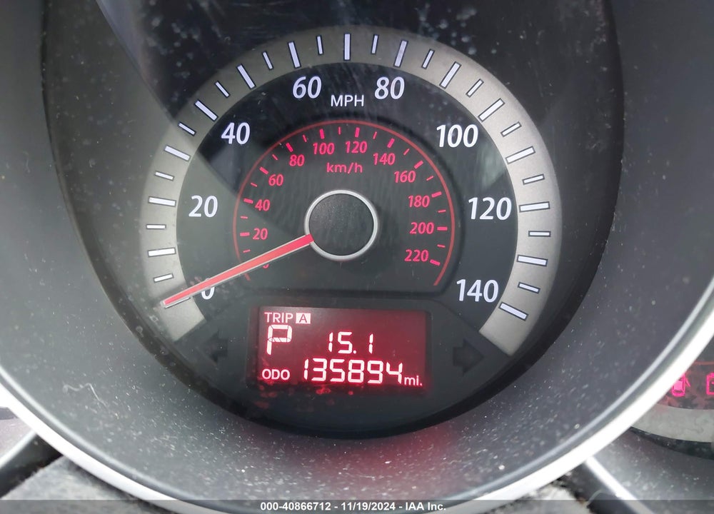2012 KIA FORTE EX VIN: KNAFU4A20C5487730