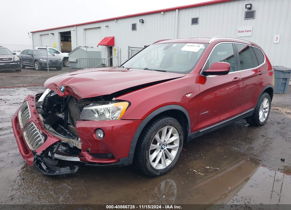 2013 BMW X3 XDRIVE28I VIN: 5UXWX9C59D0A18828