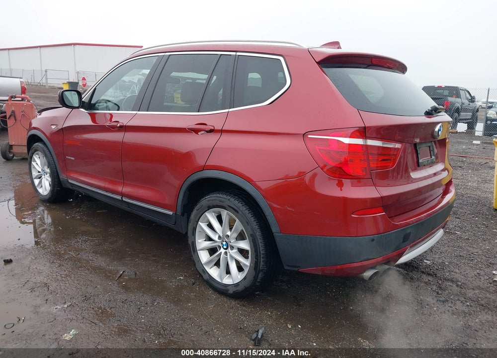 2013 BMW X3 XDRIVE28I VIN: 5UXWX9C59D0A18828