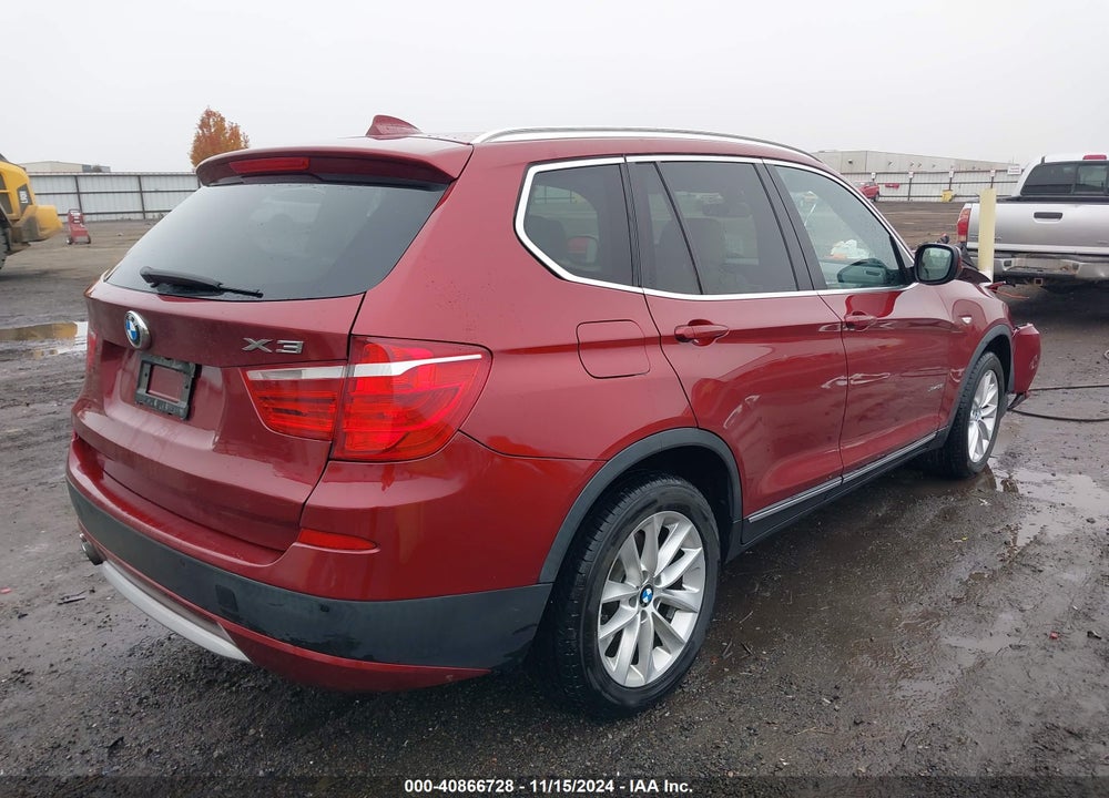 2013 BMW X3 XDRIVE28I VIN: 5UXWX9C59D0A18828