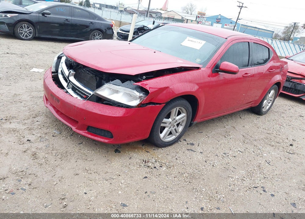 2011 DODGE AVENGER MAINSTREET VIN: 1B3BD1FB0BN531797