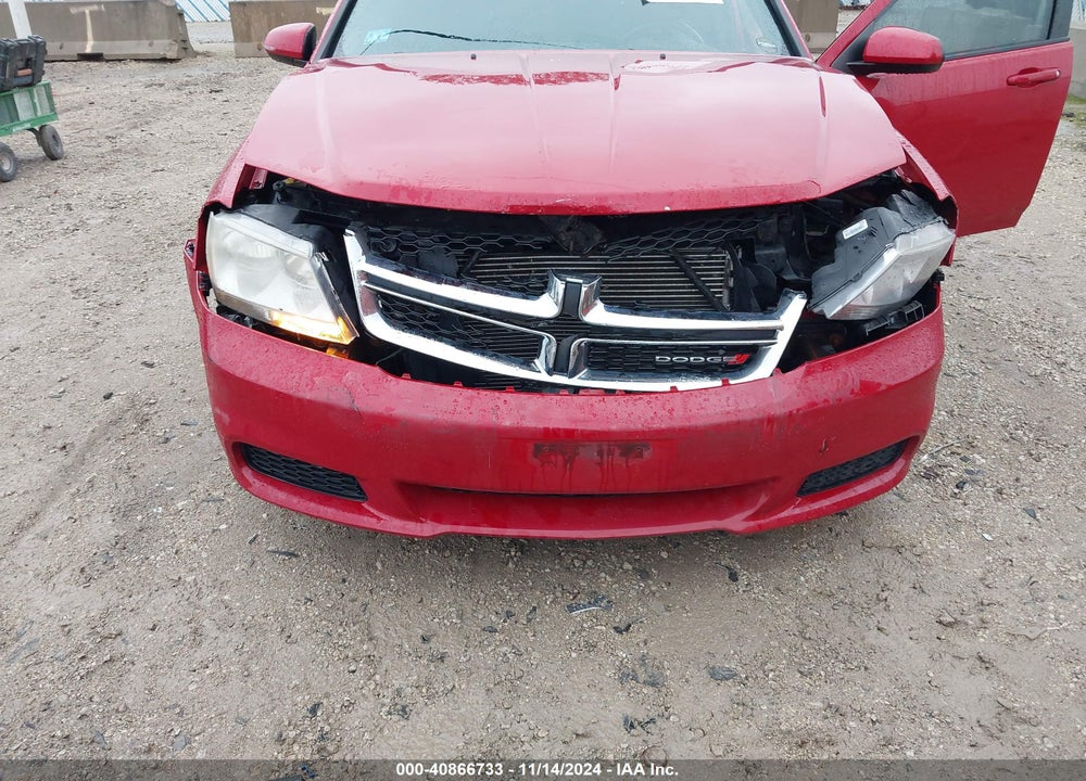 2011 DODGE AVENGER MAINSTREET VIN: 1B3BD1FB0BN531797