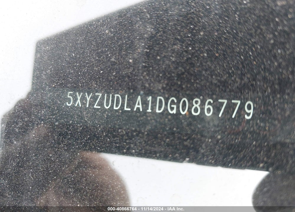 2013 HYUNDAI SANTA FE SPORT 2.0T VIN: 5XYZUDLA1DG086779