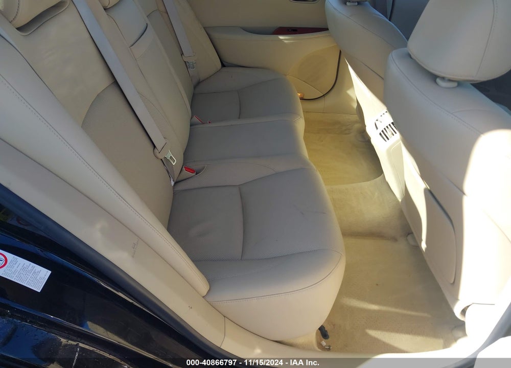 2007 LEXUS ES 350 VIN: JTHBJ46GX72112478
