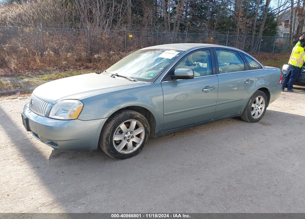 2005 MERCURY MONTEGO LUXURY VIN: 1MEFM40185G606822