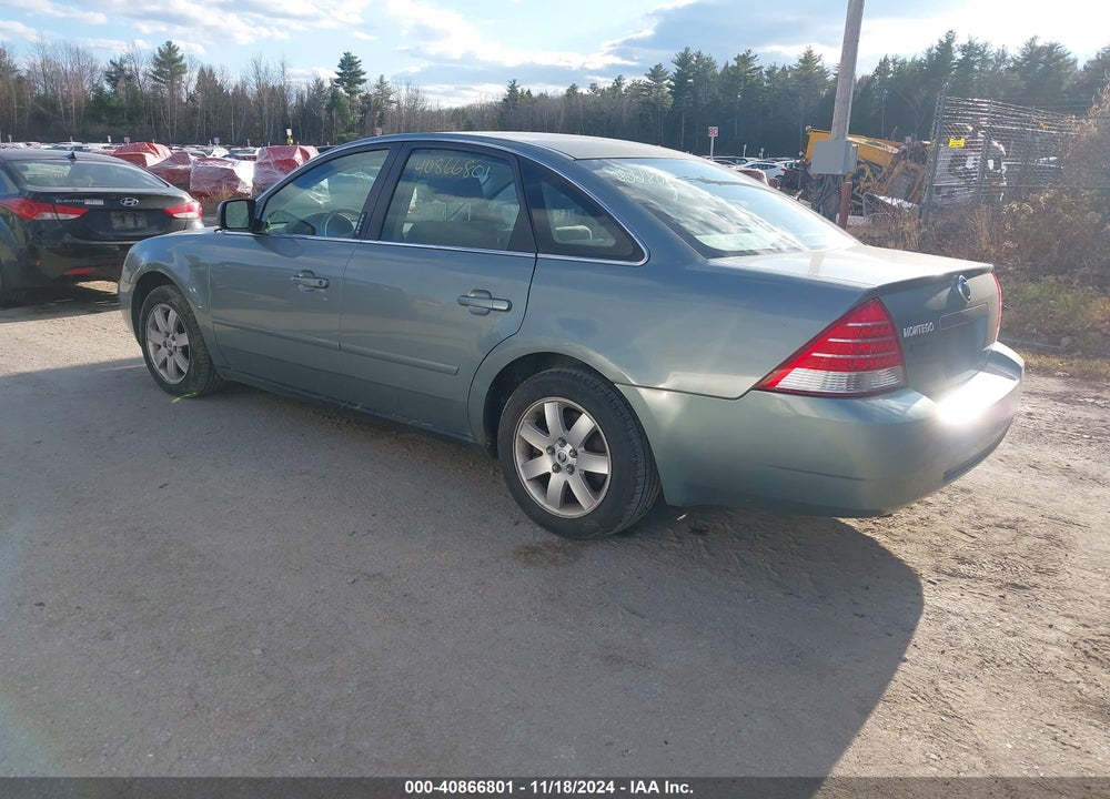 2005 MERCURY MONTEGO LUXURY VIN: 1MEFM40185G606822