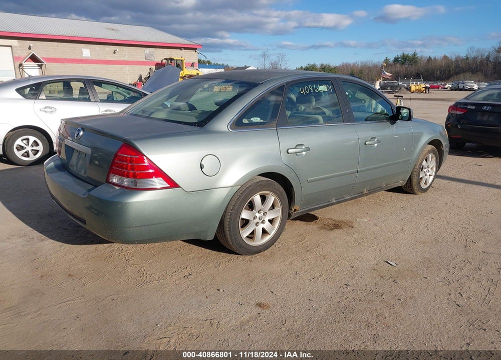 2005 MERCURY MONTEGO LUXURY VIN: 1MEFM40185G606822