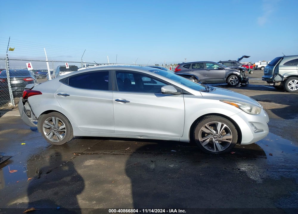 2014 HYUNDAI ELANTRA LIMITED VIN: KMHDH4AE6EU104340