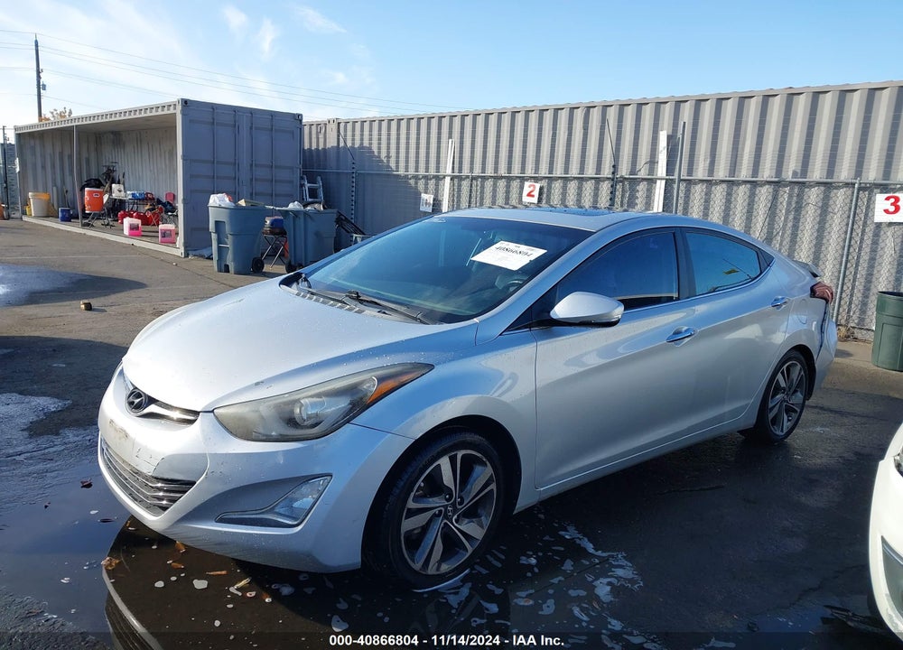 2014 HYUNDAI ELANTRA LIMITED VIN: KMHDH4AE6EU104340