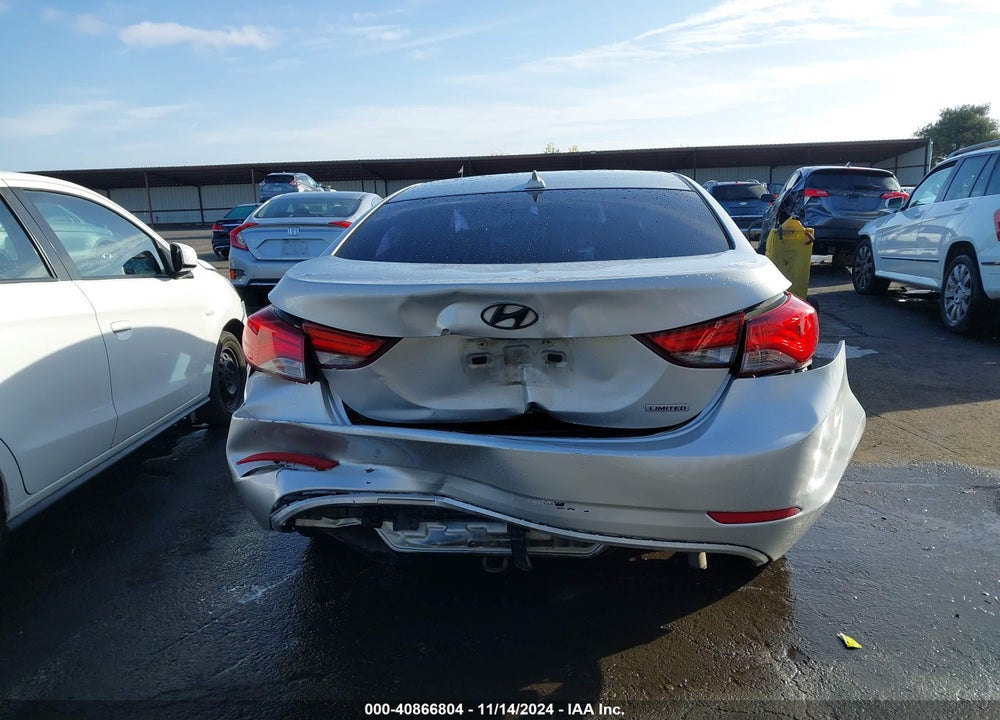 2014 HYUNDAI ELANTRA LIMITED VIN: KMHDH4AE6EU104340
