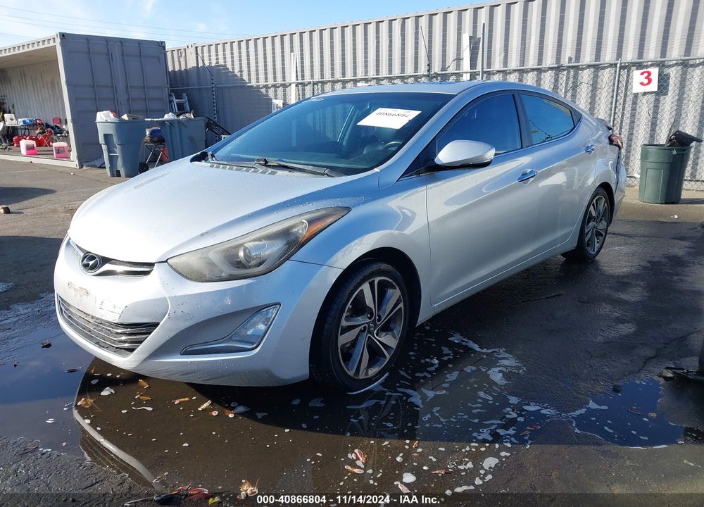 2014 HYUNDAI ELANTRA LIMITED VIN: KMHDH4AE6EU104340