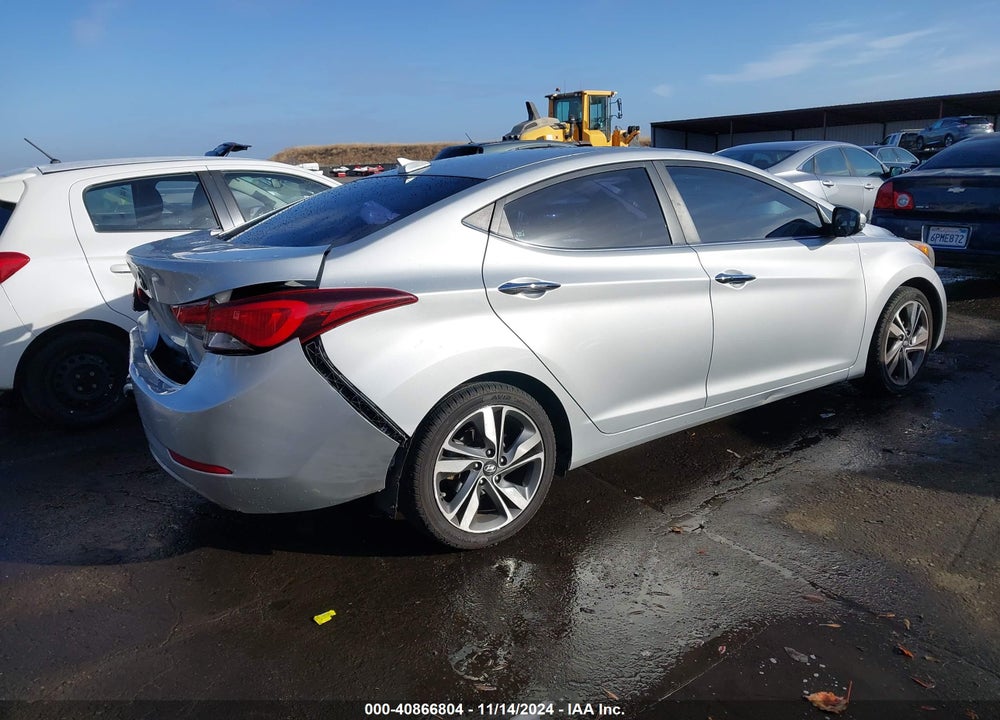 2014 HYUNDAI ELANTRA LIMITED VIN: KMHDH4AE6EU104340