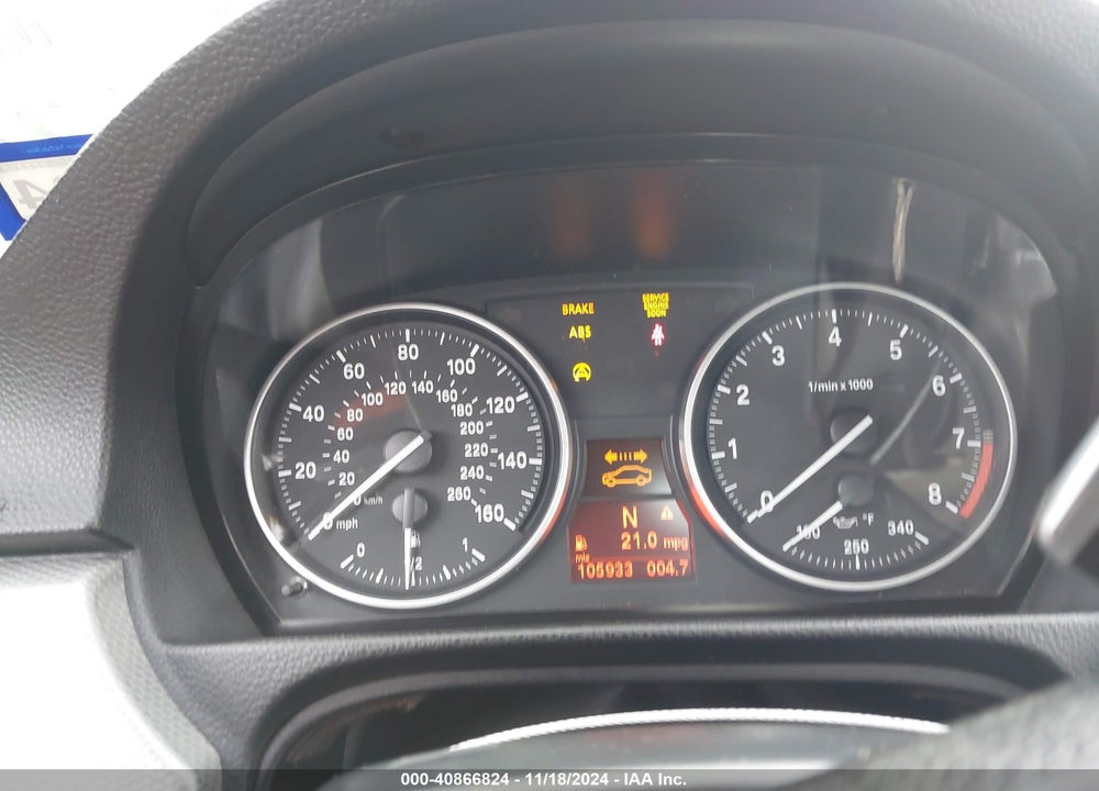2011 BMW 335I VIN: WBADX7C51BE580925