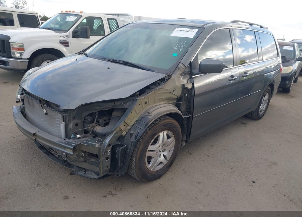 2007 HONDA ODYSSEY EX-L VIN: 5FNRL38767B462060