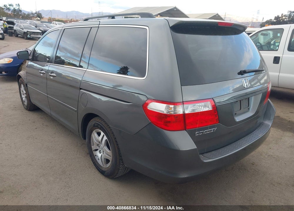2007 HONDA ODYSSEY EX-L VIN: 5FNRL38767B462060