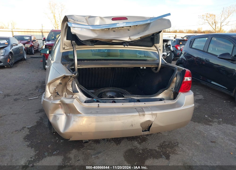2005 CHEVROLET MALIBU LS VIN: 1G1ZT54875F112349