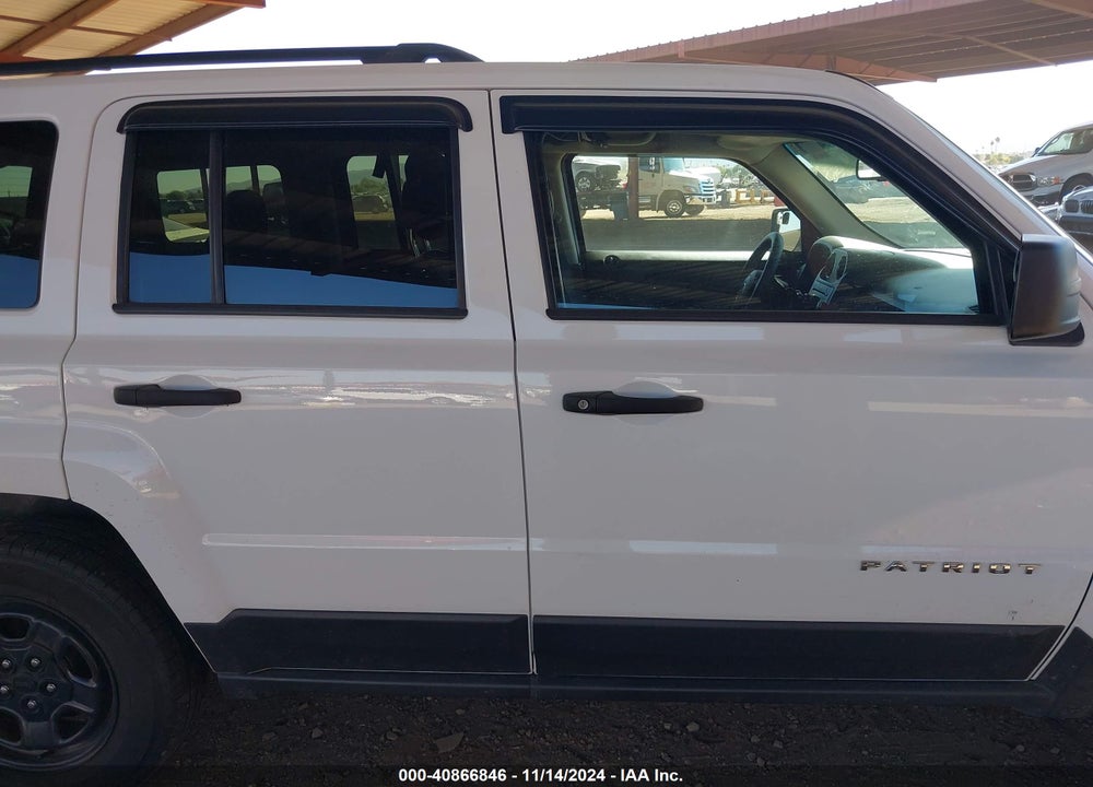 2016 JEEP PATRIOT SPORT VIN: 1C4NJRBB1GD500306