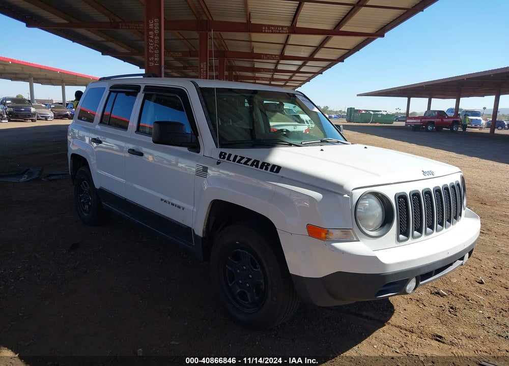 2016 JEEP PATRIOT SPORT VIN: 1C4NJRBB1GD500306