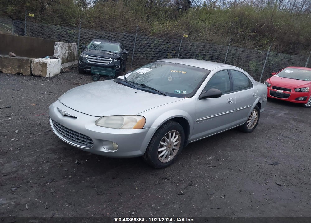 2001 CHRYSLER SEBRING LXI VIN: 1C3EL56U01N725398